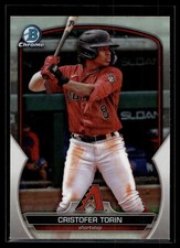 Cristofer Torin 2023 Bowman Draft Chrome Refractor A Card #BDC-148