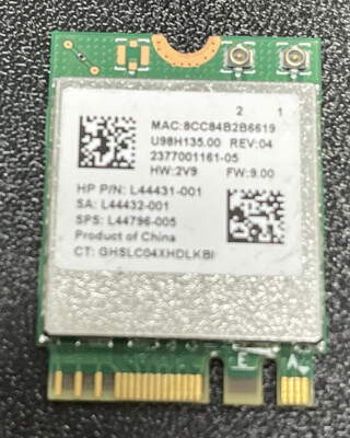 HP Realtek 802.11ac WIFI Wireless Adapter Card RTL8822CE L44796