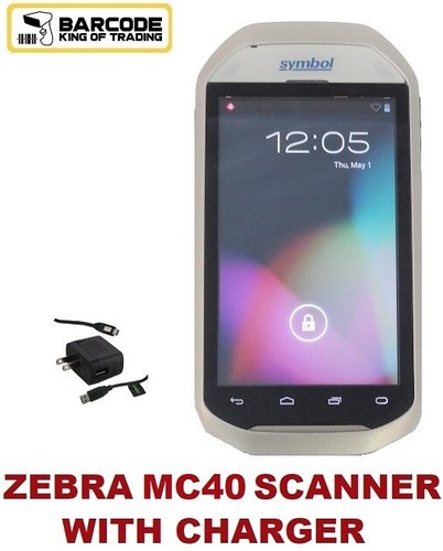 Zebra Symbol MC40 [MC40N0] Android Barcode Scanner, with Battery ...