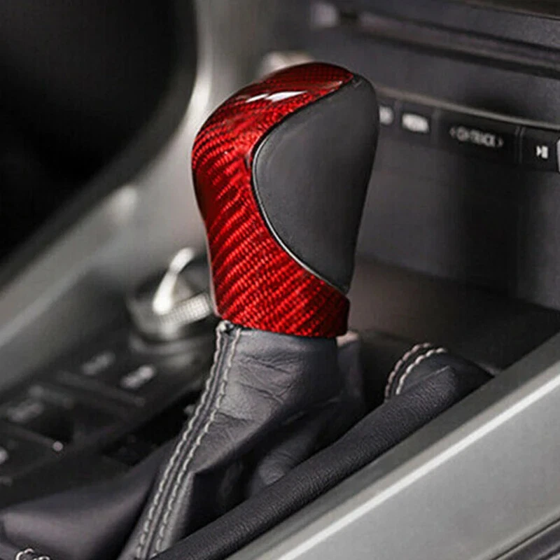 Real Carbon Fiber Gear Shift Knob Trim Cover for Lexus RX IS ES NX RC RX350 - Image 4 of 4