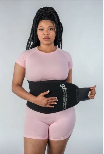 Frauen Taillentrainer Korsett Sauna Schweiß Gewichtsverlust Body Shaper Yoga schlanker Gürtel - Bild 2 von 9