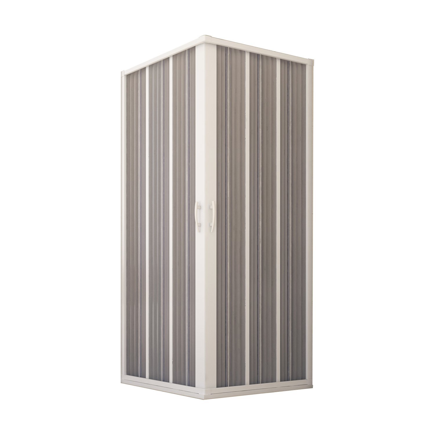 BOX DOCCIA PVC SOFFIETTO CABINA APERTURA CENTRALE BIANCO 80X100 90X100 85X100