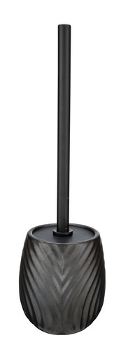 WENKO WC Garnitur Idro Bad Klo Toiletten Klo Bürsten Halter Keramik Anthrazit - Bild 3 von 5