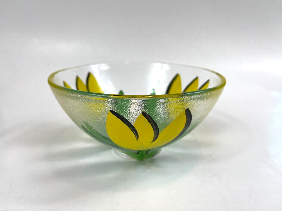 Vintage Kosta Boda Ulrica Hydman-Vallien Art Glass Tulips Vintage Kosta Boda Ulrica Hydman-Vallien Art Glass Tulips