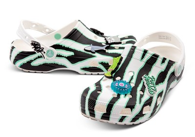 Crocs Classic Clogs, Ron English X Party Animals, White / Black, M10 Foot Locker Launches Crocs main image 3