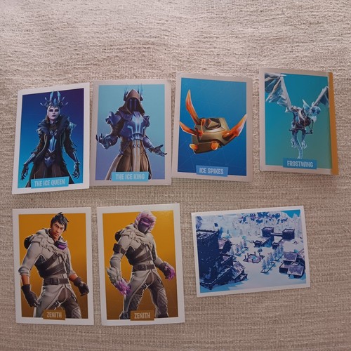 2019 Panini Fortnite Ready To Jump Sticker Lot of 7 including foils eBay