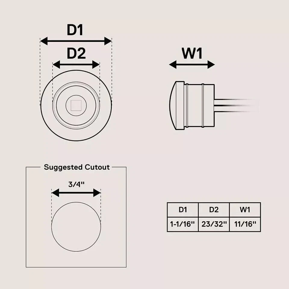 10Pc 3/4" round&Amber Trailer LED Marker Light [3 Wire/Drl & Turn Signal] [DOT F Foto 3 de 4