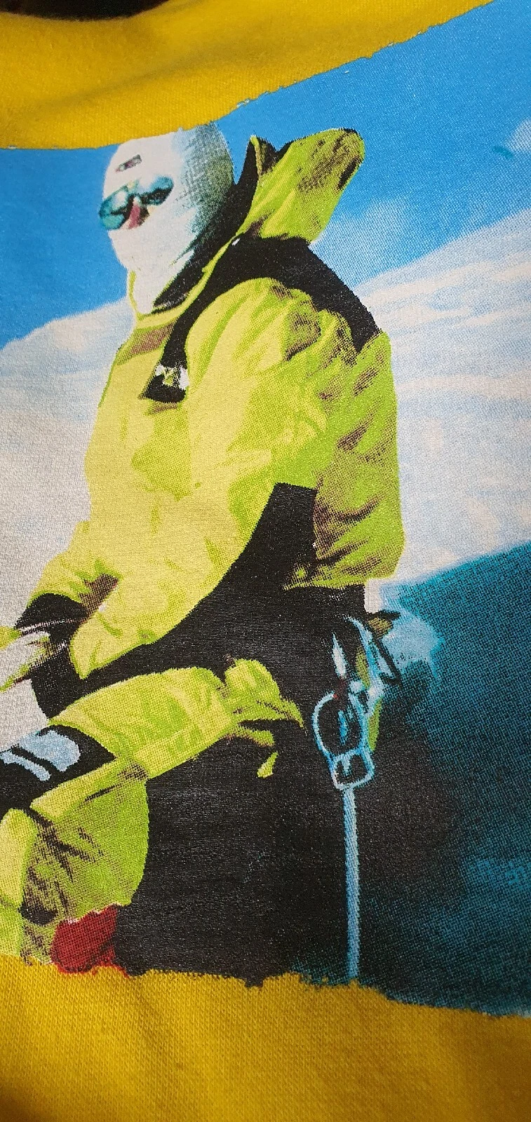 Felpa con cappuccio FW18 Supreme x The North Face Photo M media gialla TNF