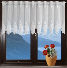 Fertiggardine Una Kurzgardinen Weiß 7 Formate Scheibengardinen Bistrogardi