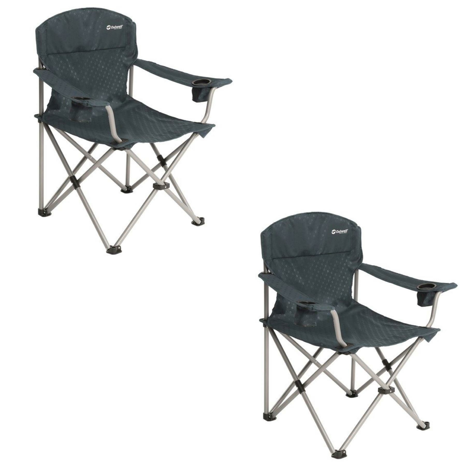 Outwell Catamarca XL Folding Camping Chair - Night Blue X 2 Chairs