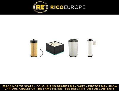 Filter Service Kit Fits FUCHS MHL 340C Air Oil Fuel SN -1299