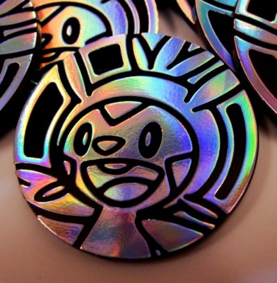 CHESPIN XY COLLECTIBLE FLIPPING COIN, POKEMON PRIMAL, HOLO (ONE