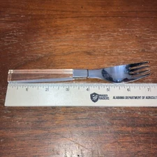 F.B. Rogers Stainless & Lucite Salad Fork - Made In Japan - Fair Used Shape MCM