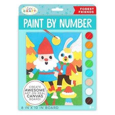 BRIGHT STRIPES Paint by Number Forest Friends PBN-001 