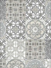 Moroccan Decorative Tiles n Solid Vinyl Perfect for Backsplash Wallpaper KE29951