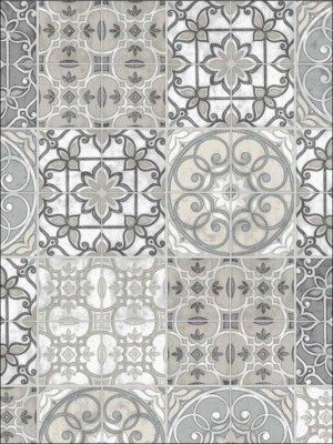 Moroccan Decorative Tiles n Solid Vinyl Perfect for Backsplash Wallpaper KE29951