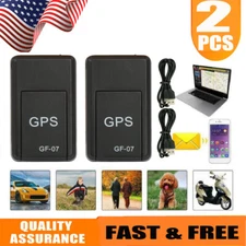 2 X Mini Magnetic GF-07 GPS Tracker Real-time Car Truck Vehicle Locator GSM GPRS
