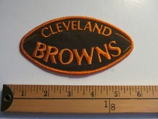 1 RARE 80S CLEVELAND BROWNS NATIONAL FOOTBALL LEAGUE NFL PATCH CREST BADGE 