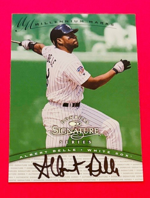 1997 Donruss Signature Millennium Autograph Albert Belle - SP - Only /400 Signed