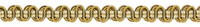 "Gold, Elfenbein, Beige 1/2\" Gimp Braid [Pro Yard]"