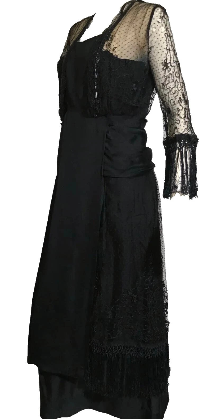 Edwardian 100% Silk Vintage Dresses for Women
