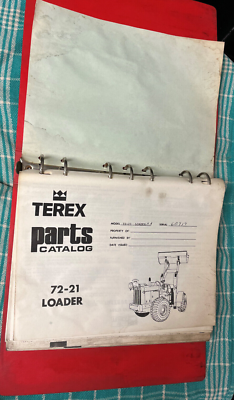 Genuine Terex 72-21 Articulated Wheel Loader Parts Catalog Manual