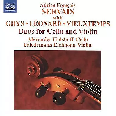 Servais: Duos for Cello & Violin Alexander Hülshoff/Friedemann Eichhorn (CD) #Q1 - Picture 1 of 1