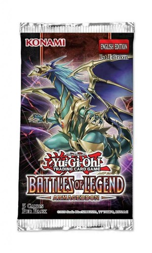 Edición 24 x1 YU-GI-OH! Paquetes de cartas de papel de aluminio de JCC Battles of Legend Armageddon - Imagen 5 de 8