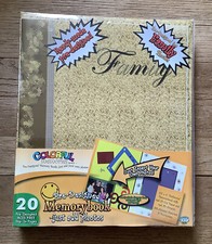 Pre Designed Memory Book Hardcover Family Photo Album Binder 20 Slip In Pages