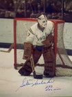 GILLES MELOCHE Signed 8x10 Photo! CALIFORNIA SEALS GOALIE “NHL WINS” ! W/coa