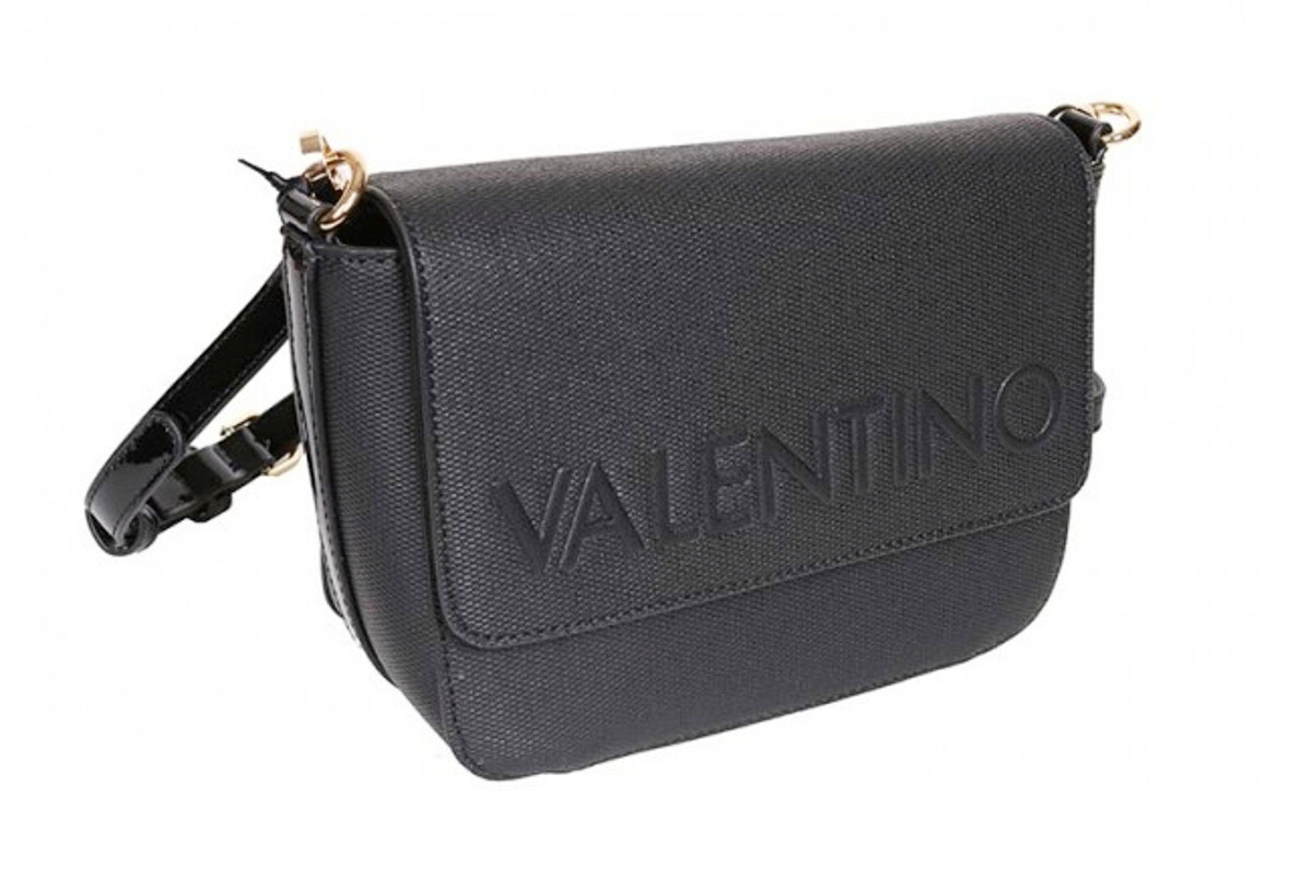 Borsa a tracolla Valentino Magnolia nera foto 2