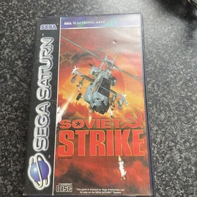 Soviet Strike - Sega Saturn Supplied In Original Case With Manual 