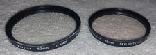 Vivitar 55 mm Skylight 1A and 62mm U-Haze Lot