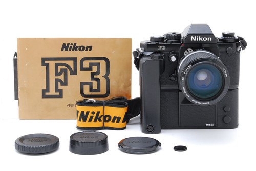 [ Near MINT ] Nikon F3 Eye Level SLR 35mm Ai Zoom NIKKOR 43-86mm f3.5 MD-4 JAPAN - Bild 3 von 16