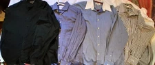 Mens Brand Name Button Down Cotton Blend Dress  Shirts Sz. 16 (34"-36")