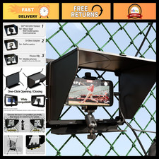 Universal Cell Phone Fence Mount with Shade - Game Recording Mounting Kit