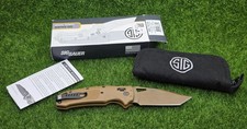 Hogue #36361 Sig K320 M17/M18 3.5" Tanto Blade Manual Folder, Coyote Tan PVD