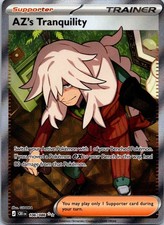 AZ'S TRANQUILITY 106/086 ULTRA RARE CHAOS RISING POKEMON HOLO NM/M