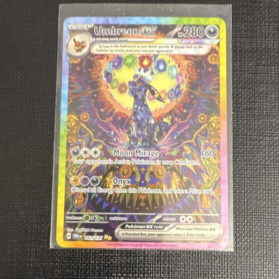 #ad Pokémon Umbreon ex 161 131 Sv: Prismatic Evolutions Holo Rare 280 HP EX $1000.00