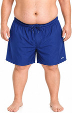 Mens Big and Tall Swim Trunks 9" Inseam Quick Dry Swim Shorts with Zipper Pocket