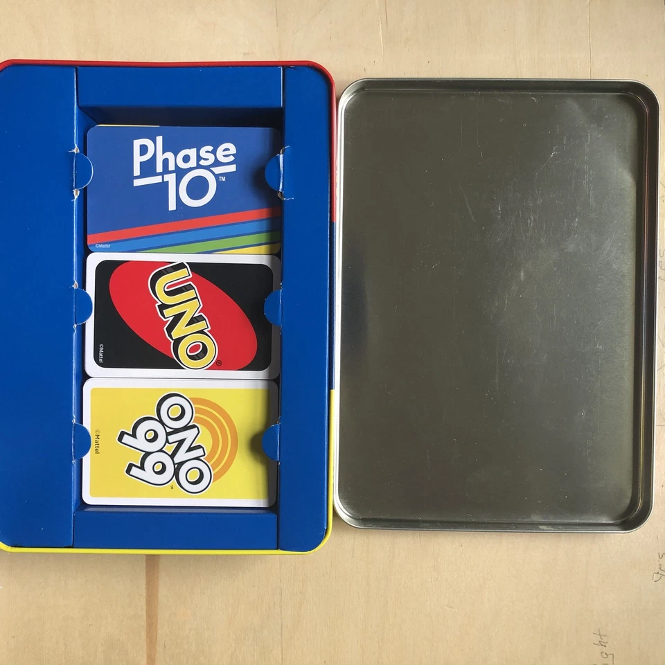 Set of 3 Card Games with UNO, Phase 10 & ONO 99, Travel Fun for Kids & Family... - Image 3 of 4