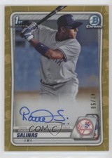 2020 Bowman Chrome Prospect Gold Refractor 47/50 Raimfer Salinas Auto 0n5b
