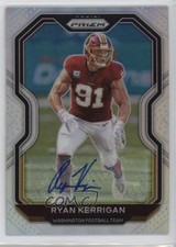 2020 Panini Prizm Silver Prizm Auto Ryan Kerrigan #182 Auto 0c3