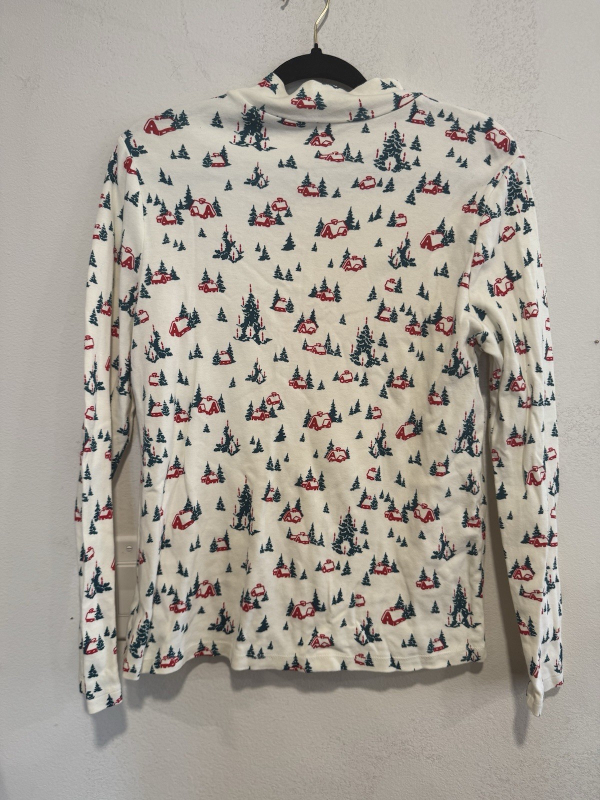 VTG White Stag L Christmas Cottagecore Granny Chic Long Sleeve Turtleneck Shirt