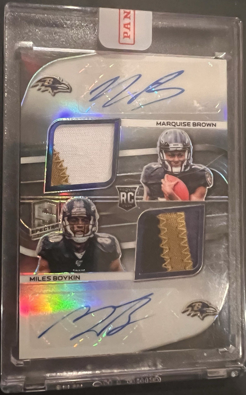 🔥2019 Panini Prizm Marquise Brown Miles Boykin Dual RPA /25🔥 Ravens 