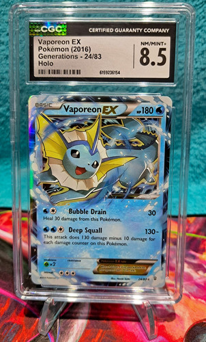 Vaporeon-EX graded CGC 8.5 for sale on eBay