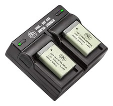 BM 2-Pack of NB-13L Batteries and Dual Battery Charger for Canon PowerShot SX...