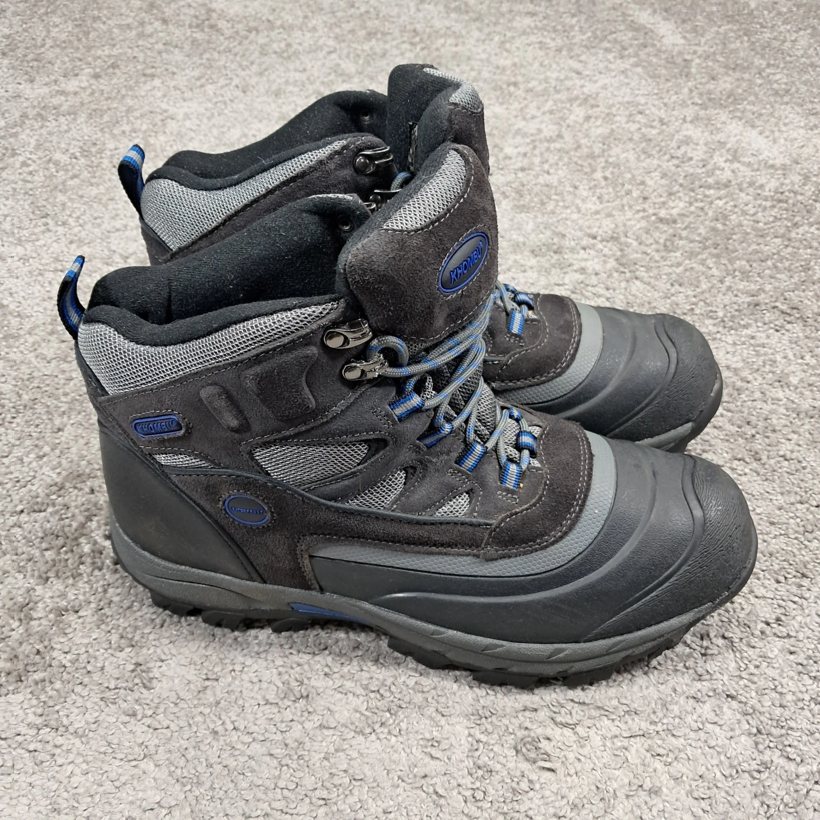 Khombu Men's Snow Boots Black Size 12