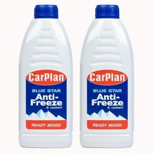 CarPlan Blue Star Ready Mixed Antifreeze & Coolant - 1L x 2