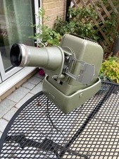 Vintage Aldis Slide Projector (working) with 37 x 37 x 20 wooden case